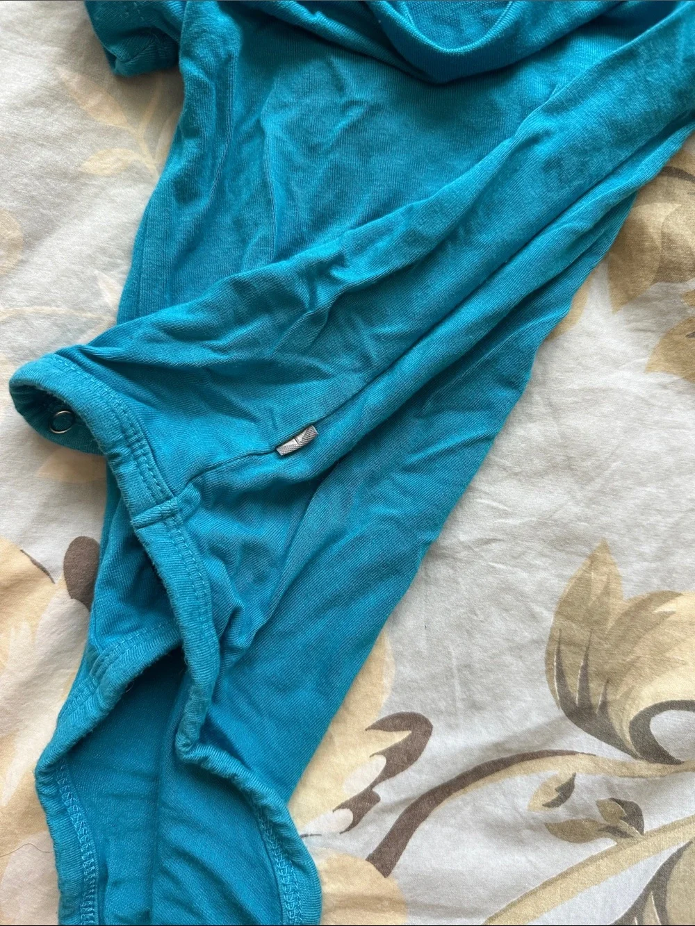 Kyte BABY Teal Short-Sleeve One-Piece Bodysuit